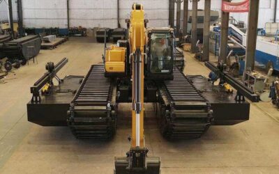 Nueva incorporación a nuestra flota: Dragadora anfibia de 40 toneladas