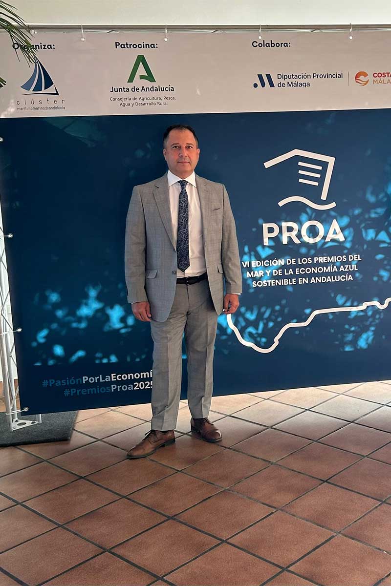 Fran Manen en los premios Proa