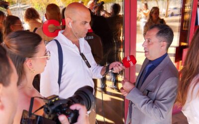 Francisco Manén, CEO de Nautilus Dragados, entrevistado por Radio Nacional de España durante la presentación de la Estrategia Andaluza de Economía Azul